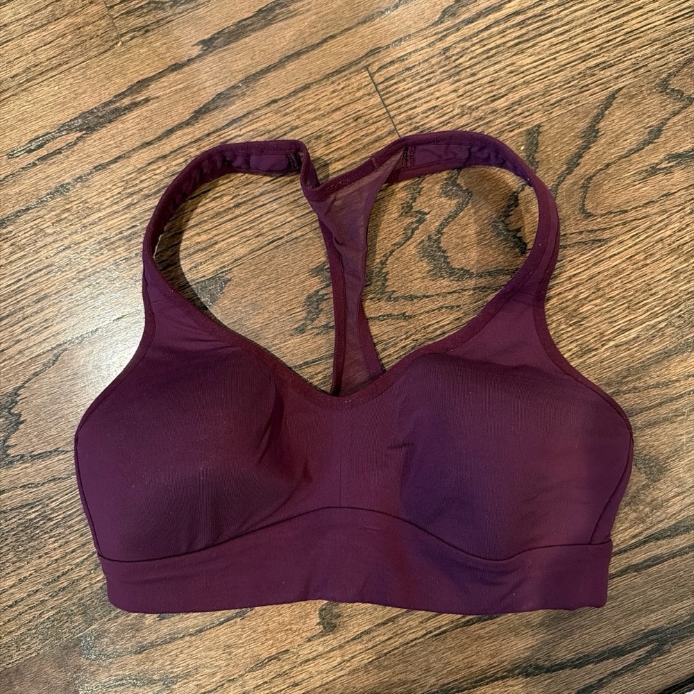 lululemon athletica Plum Racerback Wireless Sports Bra